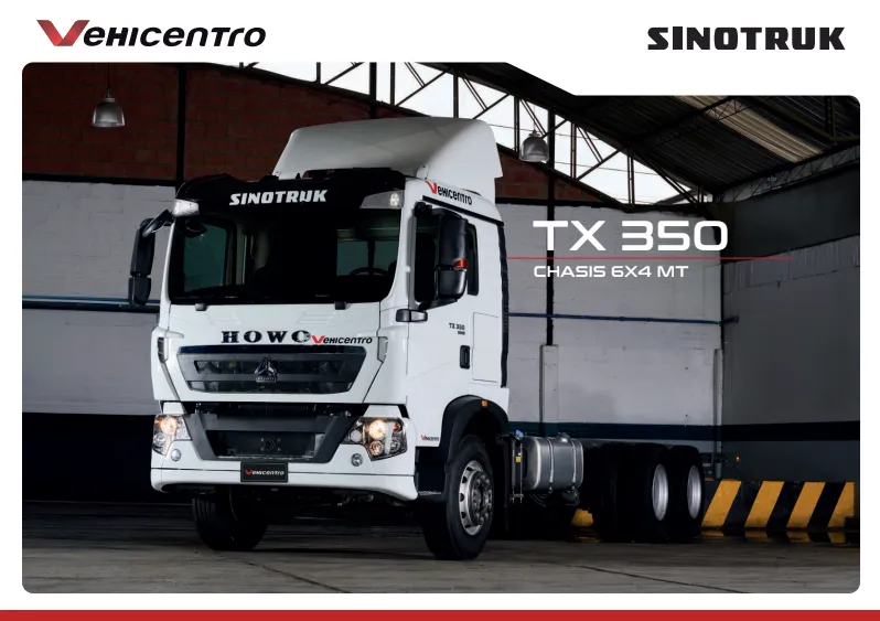 Camión Sinotruk TX 350 chasis 6x4 mt